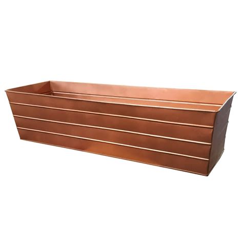 wholesale 4 ft metal flower box|metal rectangular planter boxes.